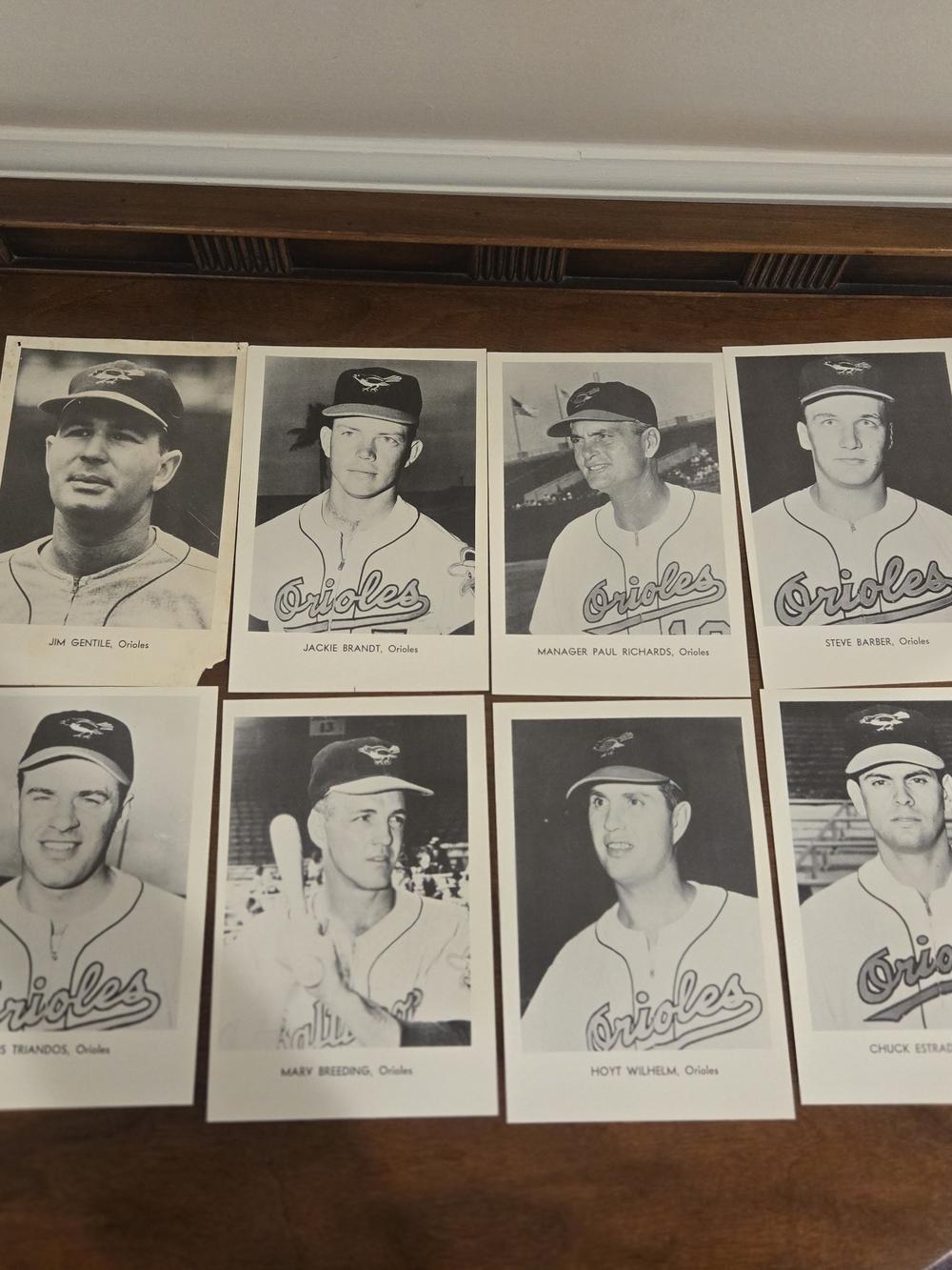 MLB Baltimore Orioles Black & White Player Prints Set